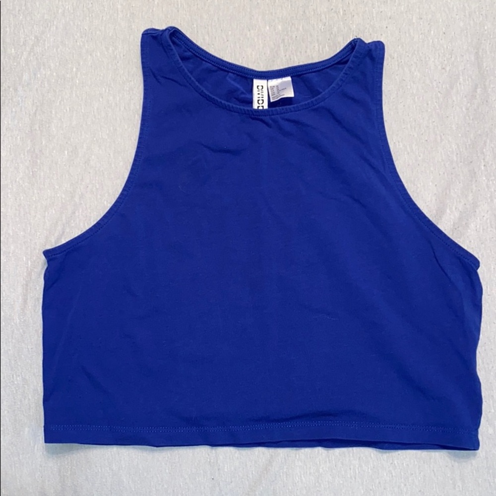 Divided crop top